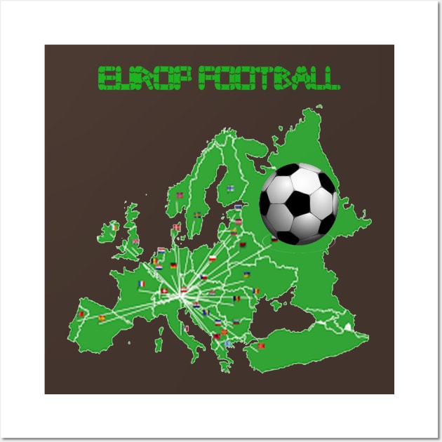 FOOTBALL - EUROPEAN - SOCCER - EURO - EURO CHAMPION Wall Art by Mbah_Kasiyo_SHOP